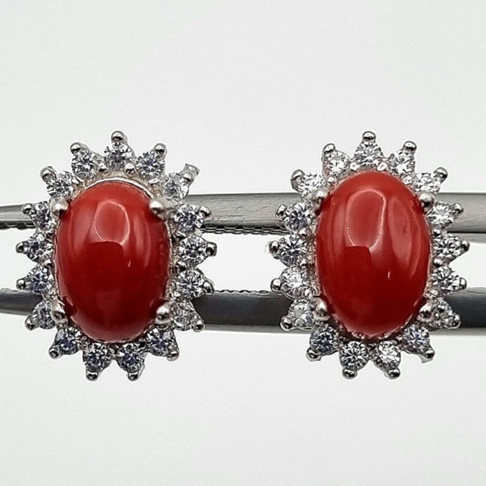 Coral Earrings